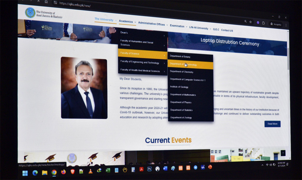 UAJK  Launches Dynamic New Website with Advanced Features